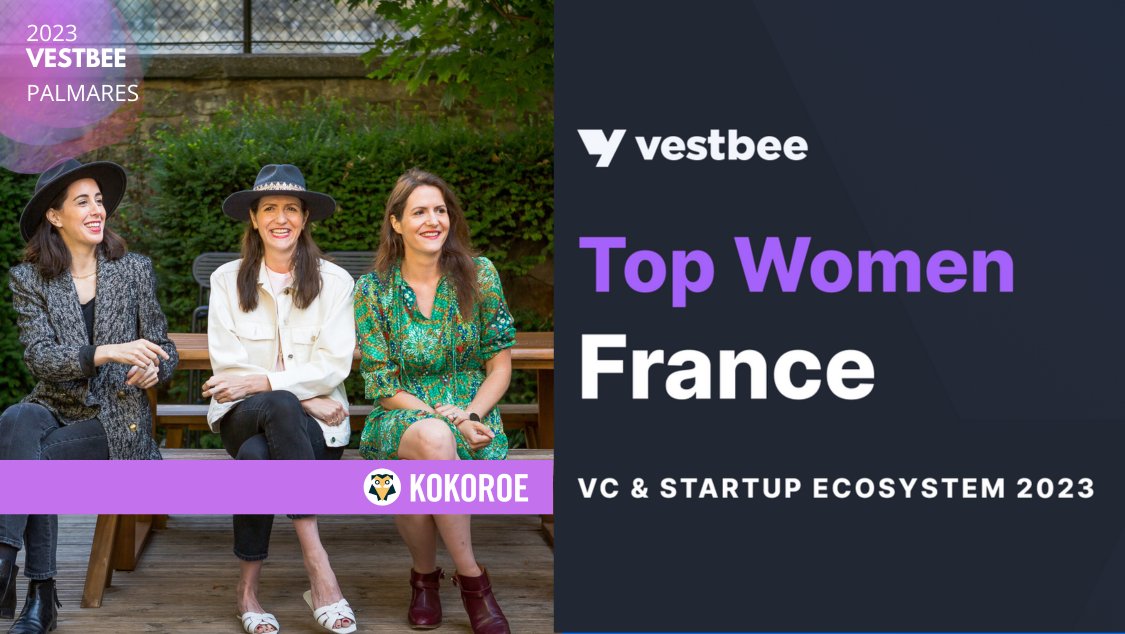 Très fière d'être aujourd'hui au #Palmarès des Top Women Startups & VC 🙏 What a ride... ! ✨🚀 #Entrepreneuriat #StartupLife #WomenInTech 🚀✨