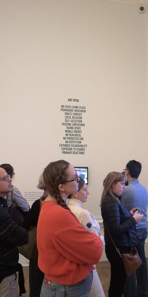 Went to see the Marina Abramovic exhibit at the <a href="/royalacademy/">Royal Academy</a> last weekend and it was truly a 10/10 well-curated experience with every performance sending chills down my spine. Out of this world!