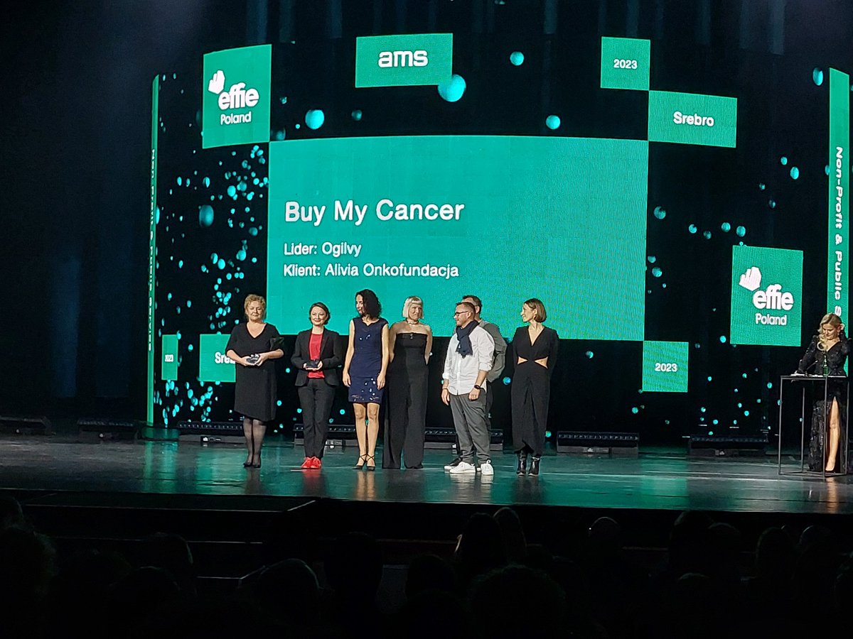 🏆 Kampania "Buy My Cancer" otrzymała kolejną nagrodę! Tym razem srebro w kategorii Non-profit&amp;Public Service w konkursie Effie Awards! To dla nas ogromne wyróżnienie i docenienie naszej pracy na rzecz pacjentów onkologicznych.👉Dowiedz się więcej o BMC na: