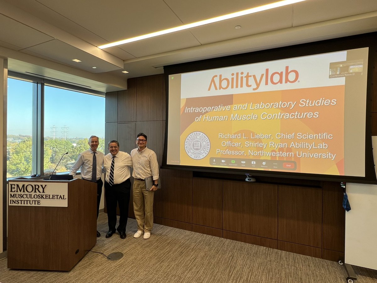 Emory Musculoskeletal Research (@emorymskrc) on Twitter photo We had a great time hosting <a href="/lieber_rick/">Rick Lieber</a> yesterday. A fantastic seminar and many thoughtful discussions, thank you for visiting! We had a great time hosting <a href="/lieber_rick/">Rick Lieber</a> yesterday. A fantastic seminar and many thoughtful discussions, thank you for visiting!