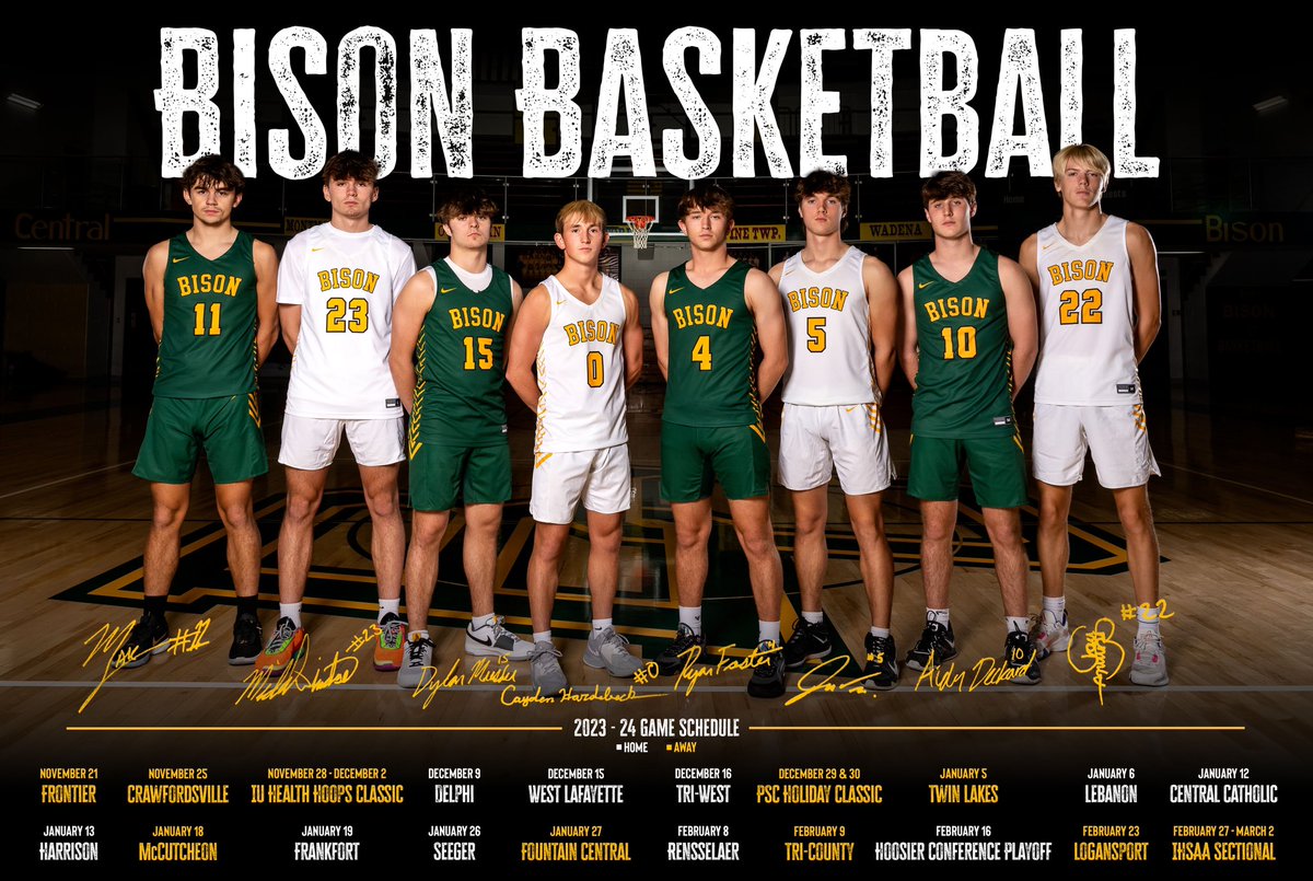 The 2023-24 Bison Basketball schedule.