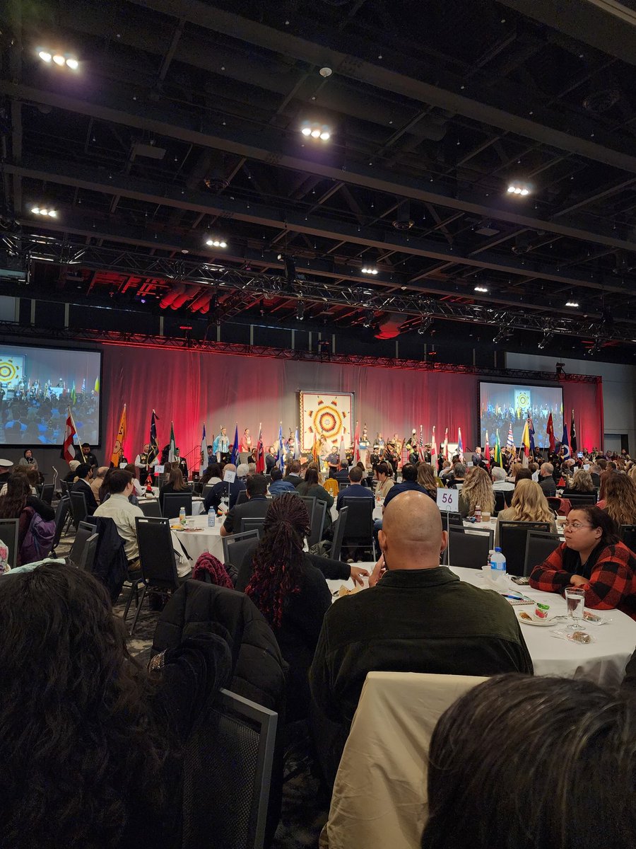 #CAEH23 officially kicked off this morning! 👏 

It was an honour to be part of the Welcome and Indigenous Veterans Day ceremony and to listen to the prayer, song, and dance of the Mi'kmaw community. 

Excited to see folks at our #Right2Housing stream later this morning!!
