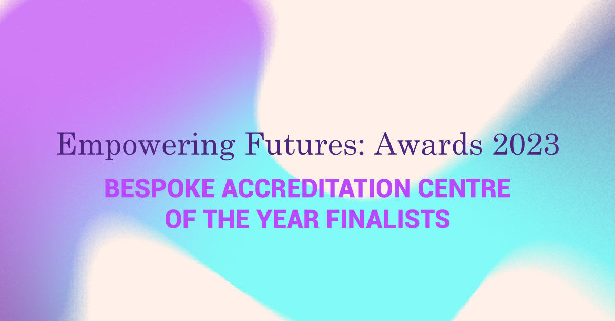 Good luck to all Bespoke Accreditation Centre of the Year award finalists for tomorrow’s #EmpoweringFuturesAwards23

<a href="/CNTWNHS/">Cumbria, Northumberland, Tyne and Wear NHS FT</a> 
DGSAtech Ltd
<a href="/HADRIANEDU/">HEADS (Hadrian Education and Development Services)</a>
<a href="/InspiringHope3/">Inspiring Hope</a>
<a href="/overworldamp/">Overworld Studios</a>
<a href="/PeepleCentre/">Peeple</a>
@phlebotomyts
<a href="/ifdcollege/">IFD College</a>
<a href="/survivorstrust/">The Survivors Trust</a> 
TOX247 Academy

#AIMConference23