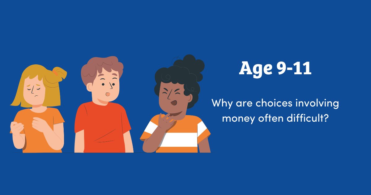 Why are choices involving money often difficult? Today, we are asking questions around how #money makes us feel for #TalkMoney week!

Join us for more questions all week. 

#KS2 #KS2Teacher #DoOneThing