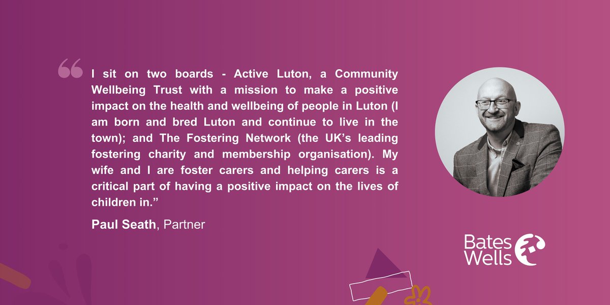 As part of #TrusteesWeek, we heard from Paul Seath, a Partner in our Employment team, about his reasons for volunteering as a trustee for two organisations. buff.ly/3sl5RqP