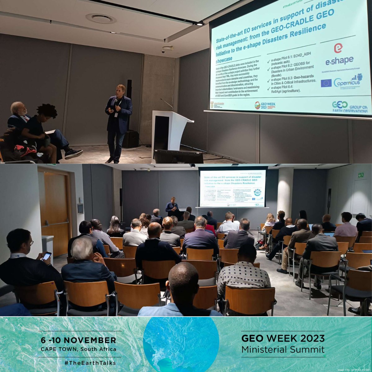 📢#BEYONDNews_Alert 🔔 @beyond_center at the #GEOWeek2023 with @kontoes1, our Director and @AlexiaTsouni our Research Associate, showcasing the successful implementation of innovative applications in the real daily practice of the engaged users. @GEOSEC2025 #TheEarthTalks