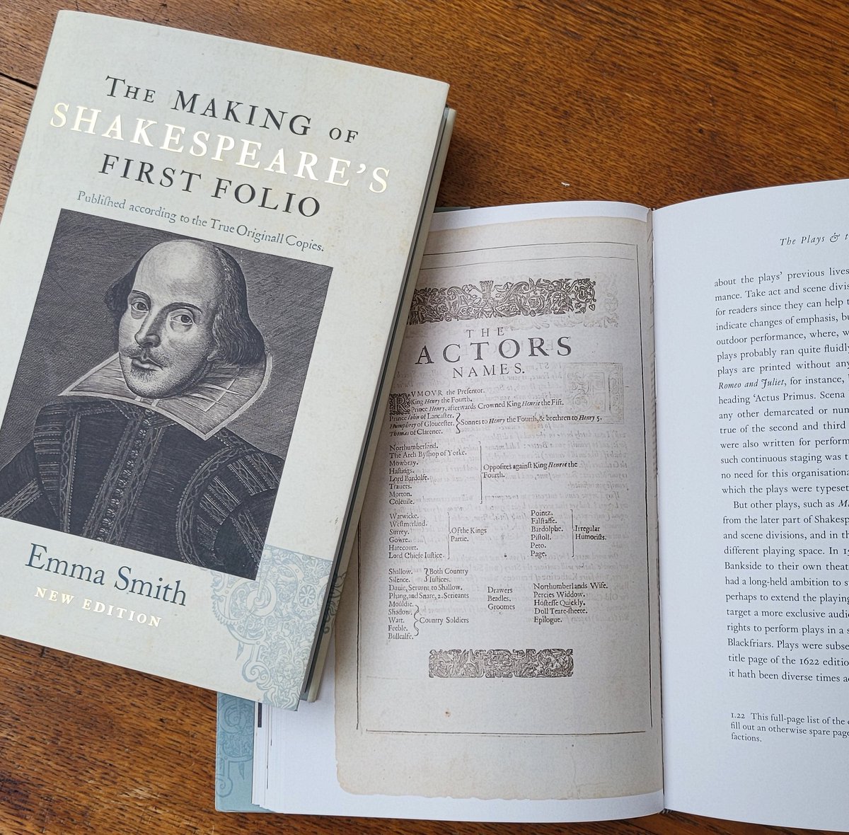 #OnThisDay 400 years ago Shakespeare's First Folio was published. The human, artistic, economic and technical stories that made up the birth of this landmark publication are all told in Emma Smith's 'The Making of Shakespeare's First Folio'.