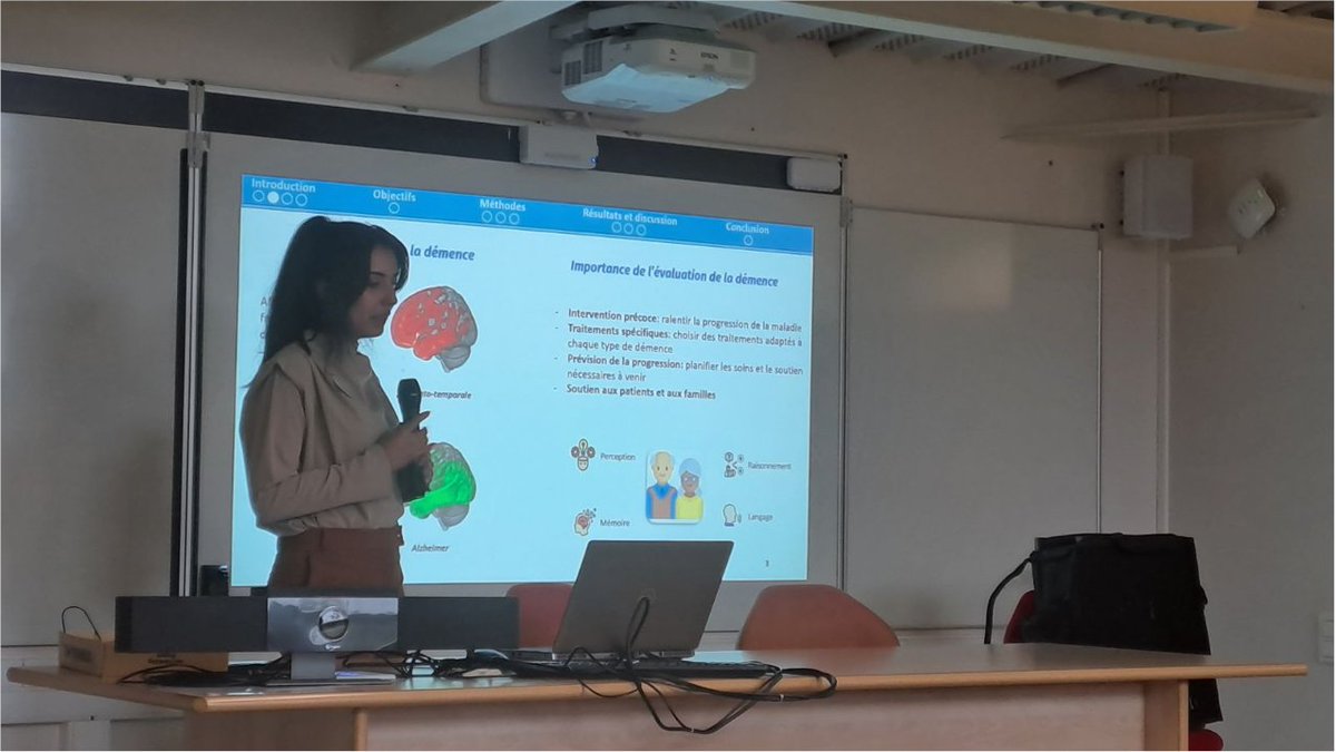 Présentation des travaux de #ZainebAjra <a href="/EuroMov/">EuroMovDigitalHealthMotion @euromovdhm.bsky.social</a> <a href="/ISDMontpellier/">ISDM</a> #AXIAUM au séminaire #DataAnalytics  &amp; #AI à Nantes les 8 et 9 nov. 2023 👩‍💻 <a href="/IMTMinesAles/">IMT Mines Alès</a> <a href="/umontpellier/">Université de Montpellier</a>