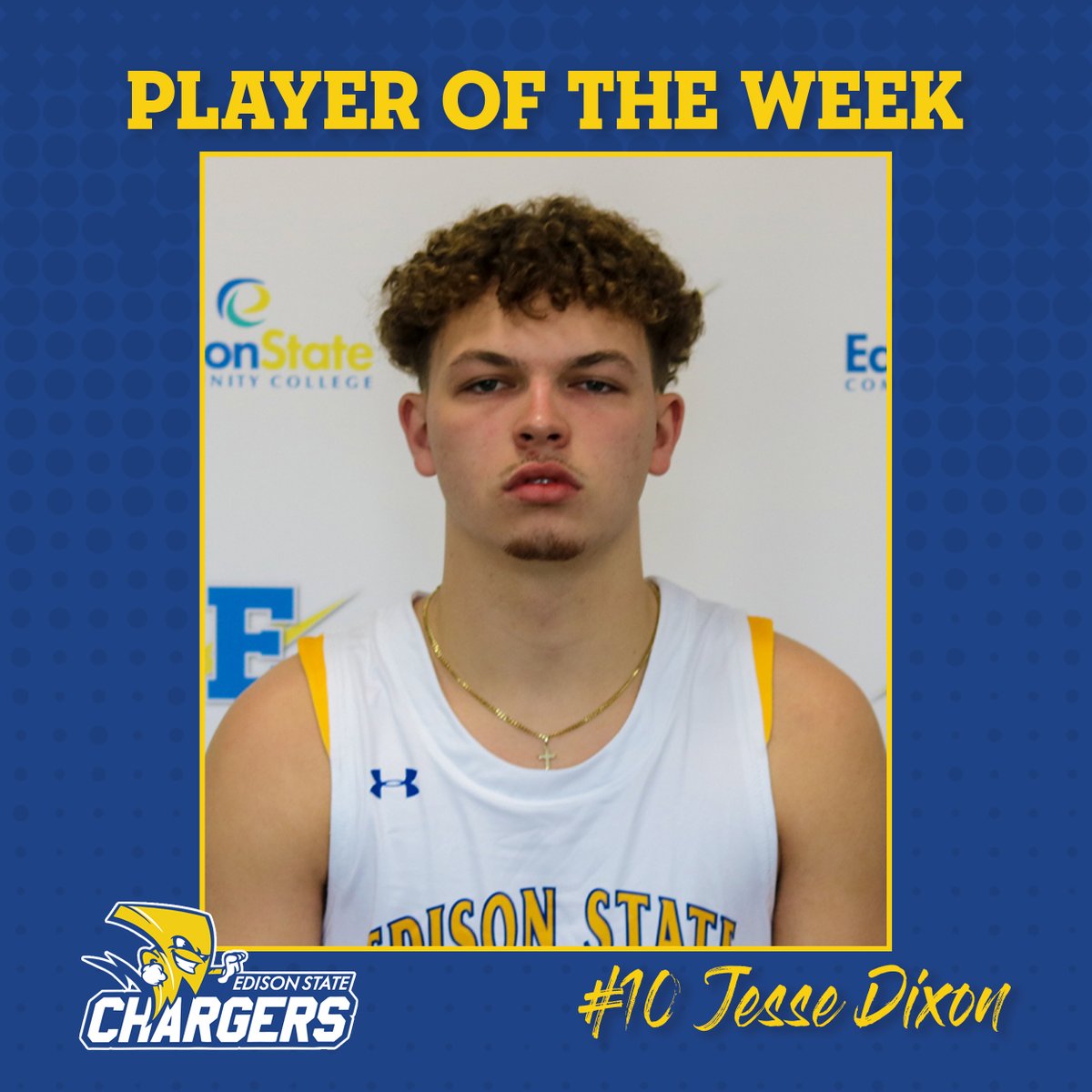 🚨PLAYER OF THE WEEK🚨

#10 Jesse Dixon had an outstanding week against Beaver County, Parkland &amp; Mid-Michigan. He averaged 9.7 PTS, 3.7 REBS &amp; 2.5 AST a game. He shot 47.8%.

📷 Way to Go Jesse!! 📷