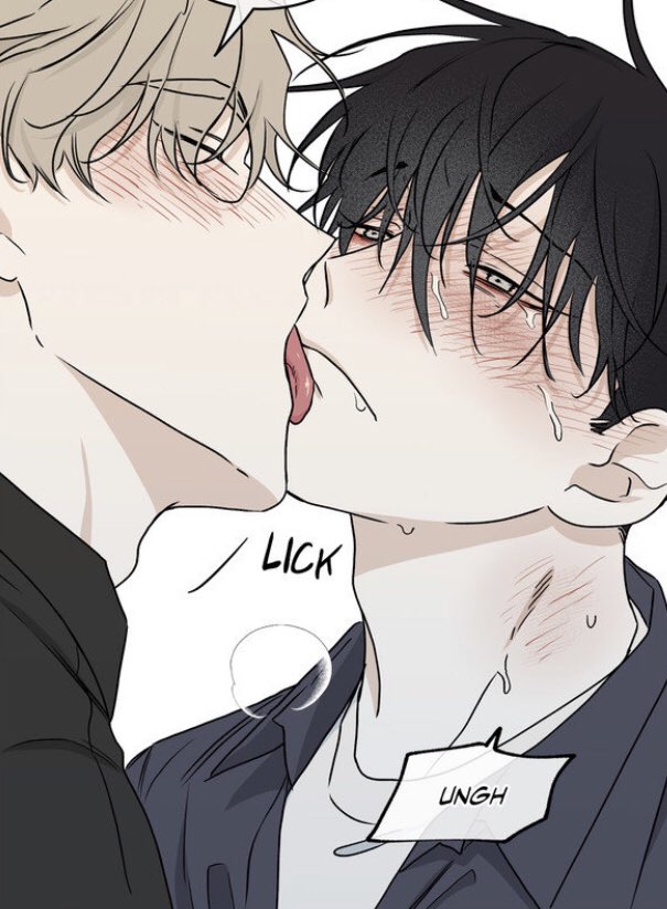 shoo_taeju's tweet photo. aside from sniffing, he loves to lick his omega 🤭 https://t.co/tqnpAltspa