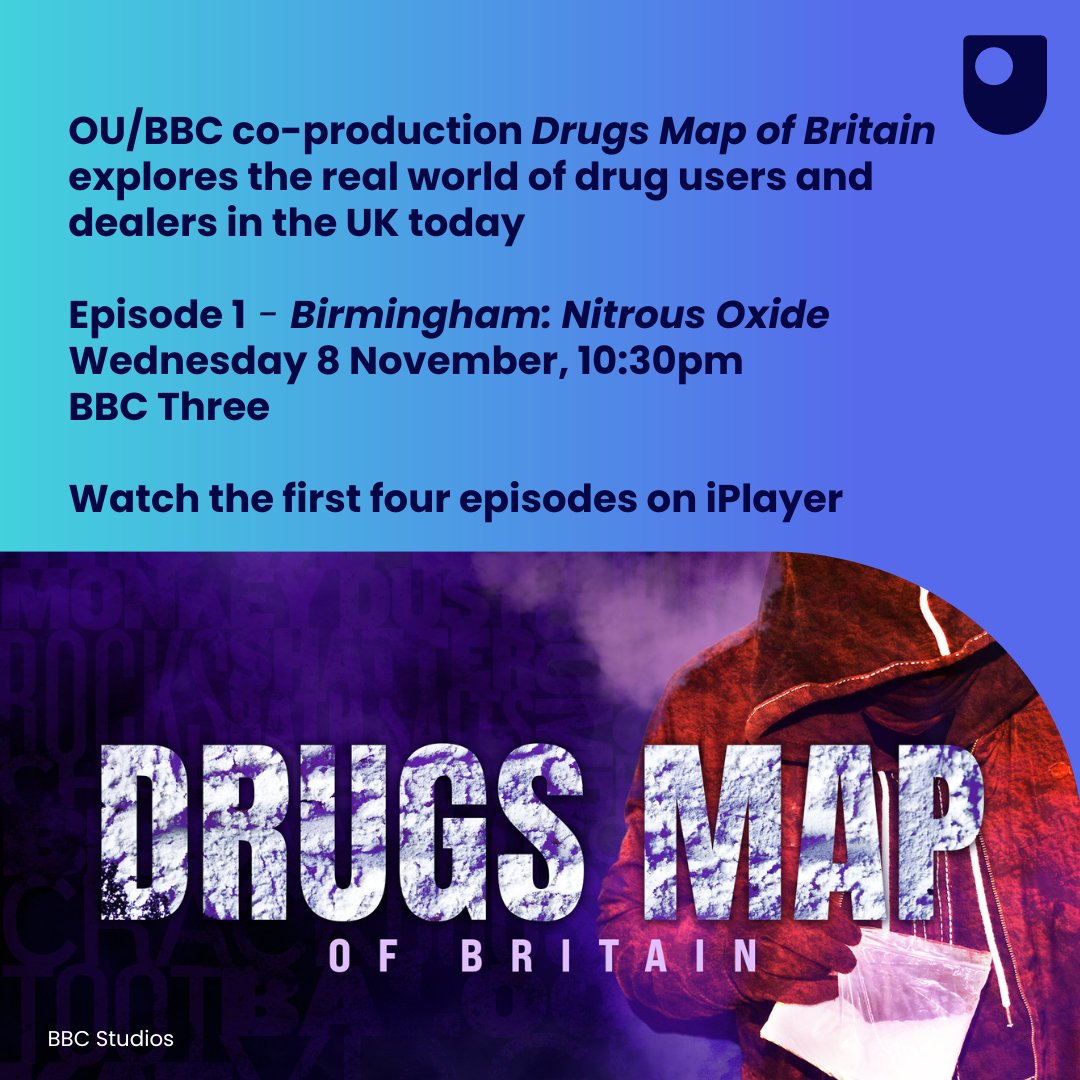 Tonight, 'Drugs Map of Britain' explores the real world of drug users and dealers in the UK today, 22:30 @BBCThree As the 3rd most used drug by 16-24 year olds laughing gas is reclassified as class C, Episode 1 reveals its extensive use in Birmingham. ow.ly/bJLf50Q5rAe