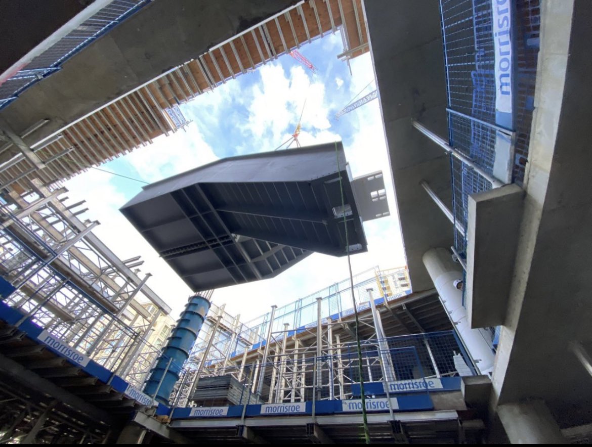 JamesEngineer1's tweet image. Thrilled to witness the journey of our project from its raw, creative beginnings, to the exciting trial assembly and now the final installation of the 1st stair 🏭🔧🏗️ 

It's a testament to the dedication and expertise of our team! #WorkInProgress #ManufacturingMagic #TeamEffort