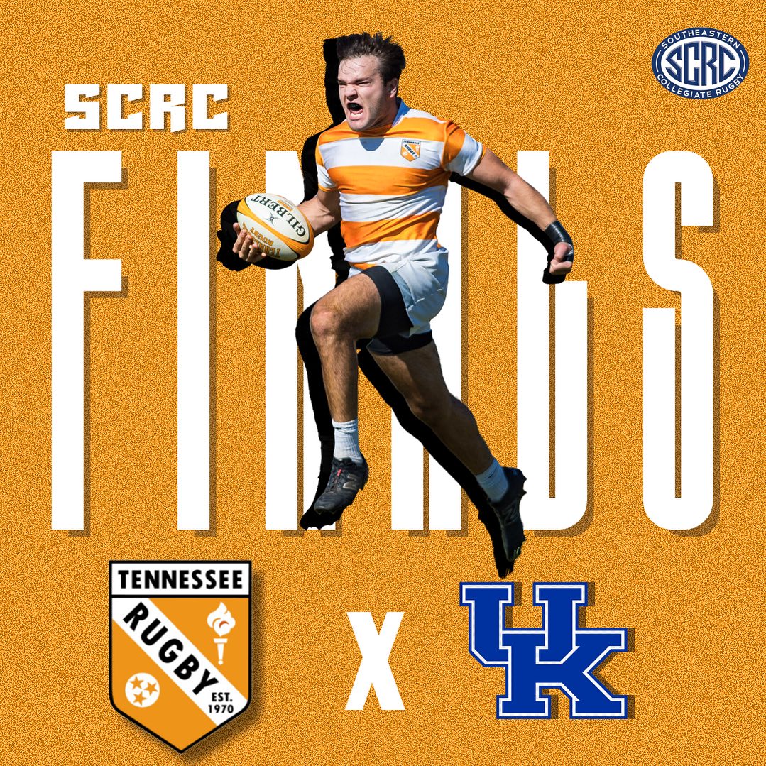 The FINAL is set! We’re back in action this weekend, this time for the conference title.

Saturday’s Details:

🏆- South Eastern Collegiate Rugby Championship
🆚- <a href="/WildcatRFC/">University of Kentucky Rugby Football Club</a>
📍- 1788 Avant Lane Hendersonville, TN
⏰- 2:00 P.M. *Central*
📺- Tennessee Rugby YT

#volrugby #GBO