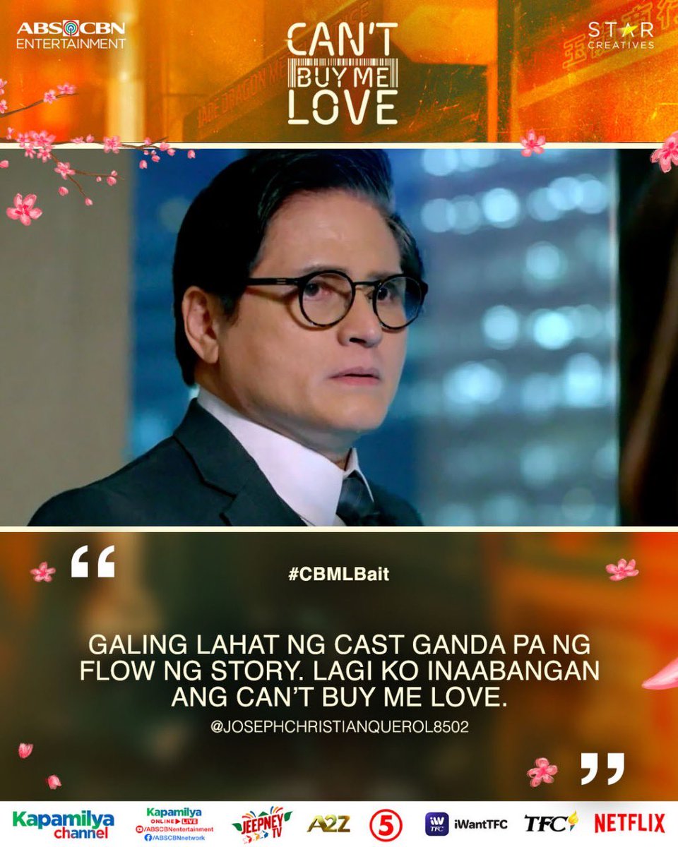 StarCreativesTV's tweet photo. We CAN’T thank you enough for your LOVE and support for watching #CBMLBait
Catch #CantBuyMeLove weeknights at 8:45PM on Kapamilya Channel, Kapamilya Online Live, A2Z, JeepneyTV, and TV5 ❤️🏷️
Watch episode 17 here 🔗: https://t.co/hLrUJzLKlB https://t.co/oYMDxHsSmz