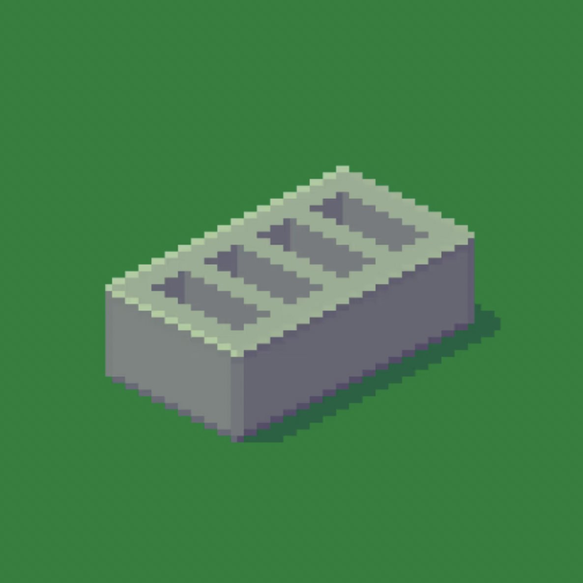 stineyjonesart's tweet photo. This brick just sold for $400 

A pixelated brick ladies and gentlemen https://t.co/f7T3FpZayX