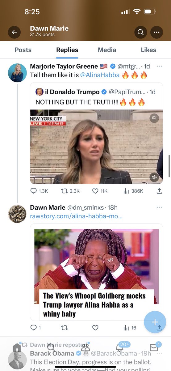 EXCLUSIVE: I have Uncovered screenshots from the X account of Dawn Marie Engoron, the wife of Leftist NYC Judge Arthur Engoron, who is overseeing the civil fraud against President Trump shows that she has been posting attacks on Trump from her account @dm_sminxs as the trial is