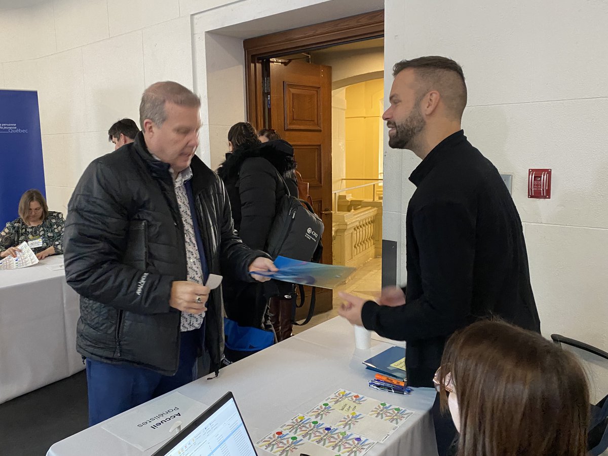 CDPDJ1's tweet photo. 🌟 Nous nous préparons à accueillir des participants et des participantes qui ont à cœur les droits des élèves #HDAA ! aujourd'hui à partir de 8h30 au #ColloqueEHDAA2023 organisé par la @CDPDJ1. Suivez la diffusion en ligne en direct: 👉 https://t.co/0wdkPWpjLf https://t.co/VxCeNKpLoQ