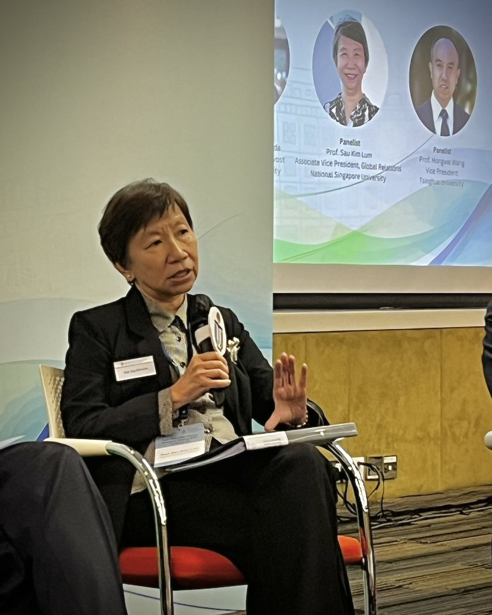 We completed our first day of meetings at the @AUA_sec Exec Meeting 2023, hosted by @hkust. Prof Lum Sau Kim joined the panel on Measuring Impact: Assessing Universities’ Sustainability Initiatives this afternoon, and we look forward to continuing our rich discussions tomorrow.