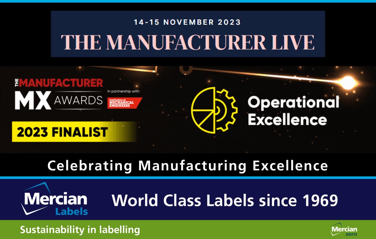 MercianLabels's tweet image. The Manufacturer Live event in Liverpool (14th-15thNov) will bring manufacturing experts, thought leaders and game changers together to share knowledge, celebrate success, promote innovation and develop networks.
#TMLive #ManufacturingExcellence #OperationalExcellence #UKMfg