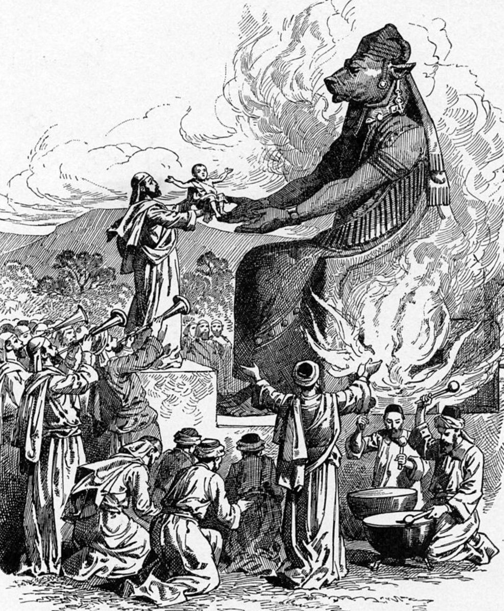 fyredogg89's tweet image. They don&apos;t serve Jehovah. They have always worshipped Moloch, Baal, Remphan and Mammon.
