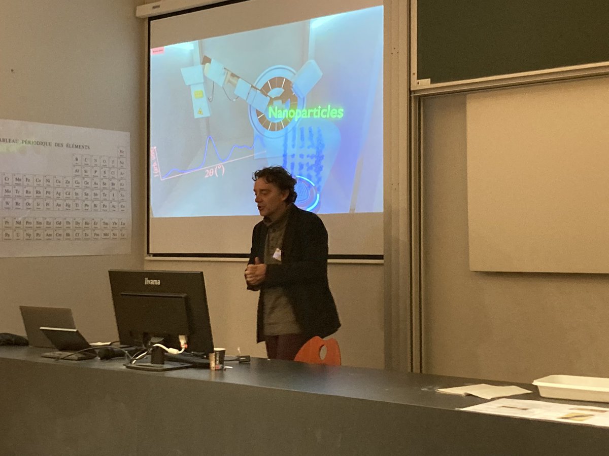 The Characterization DAYS of GDR NINO started this afternoon. « From Standard to advanced characterization techniques ». Great conference of <a href="/DavidPortehault/">David Portehault</a>. Now C. Lefevre on X-Ray diffraction for Nanomaterials. <a href="/ECPM_Unistra/">ECPM</a> @gdrnino <a href="/ed182/">ed182.sh</a> <a href="/icpees/">ICPEES</a> <a href="/IPCMSlab/">IPCMS</a>