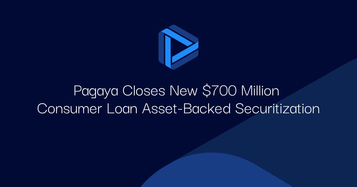 Pagayaltd's tweet photo. We recently announced the closing of our 45th #AssetBackedSecuritization, our 13th in 2023. We raised $700M for our latest #ABS deal, bringing our total raised to more than $18 billion in total, across multiple products: https://t.co/VVbTVqohXv #PersonalLoans https://t.co/mCM9oplygH