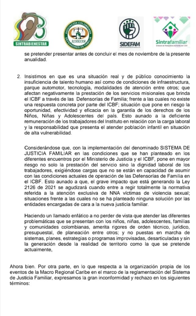 Asociacion Colombiana de Defensores de Familia tweet media