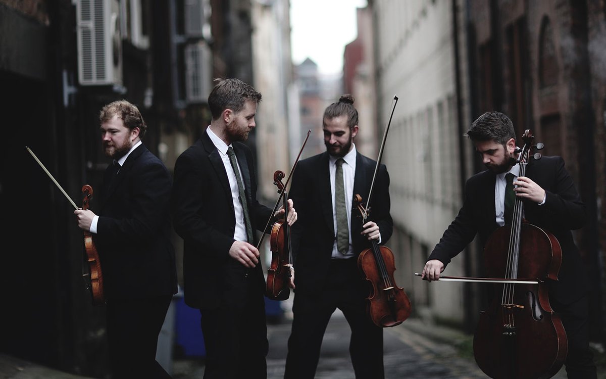 Folk & classical music combine as @MaxwellQuartet perform live for one-night-only on 14 Nov! Hailed as “brilliantly fresh, unexpected and exhilarating”, the Maxwell Quartet is now firmly regarded as one of Britain’s finest young string quartets - book now! artscentre.je/whats-on/maxwe…