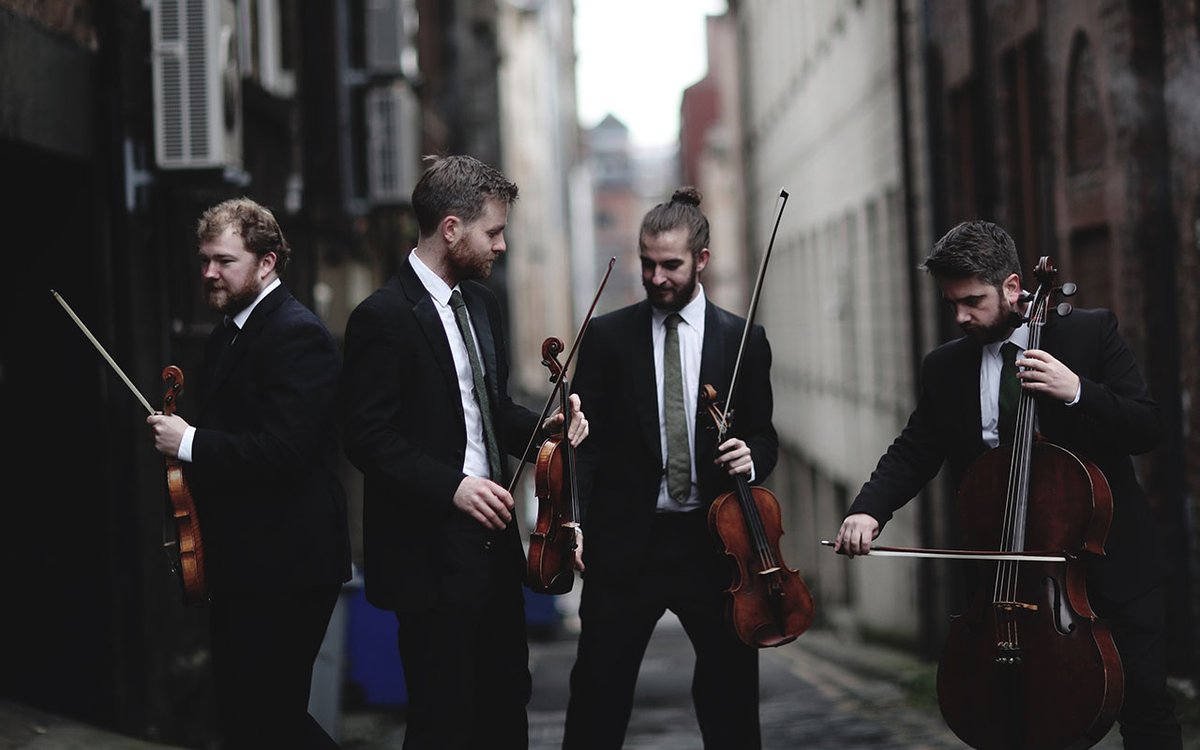 Folk &amp; classical music combine as <a href="/MaxwellQuartet/">Maxwell Quartet</a> perform live for one-night-only on 14 Nov! Hailed as “brilliantly fresh, unexpected and exhilarating”, the Maxwell Quartet is now firmly regarded as one of Britain’s finest young string quartets - book now!
artscentre.je/whats-on/maxwe…