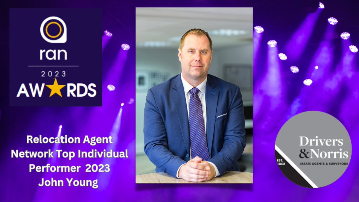 Congratulations @JohnYoungDN for being the Top Individual Performer in London and the entire @RelocationAgent Network

Since 2019 Drivers & Norris has had the Top Individual Performer on this esteemed Network of Independent Estate Agents #RelocationAcrossTheNation #LocalExperts