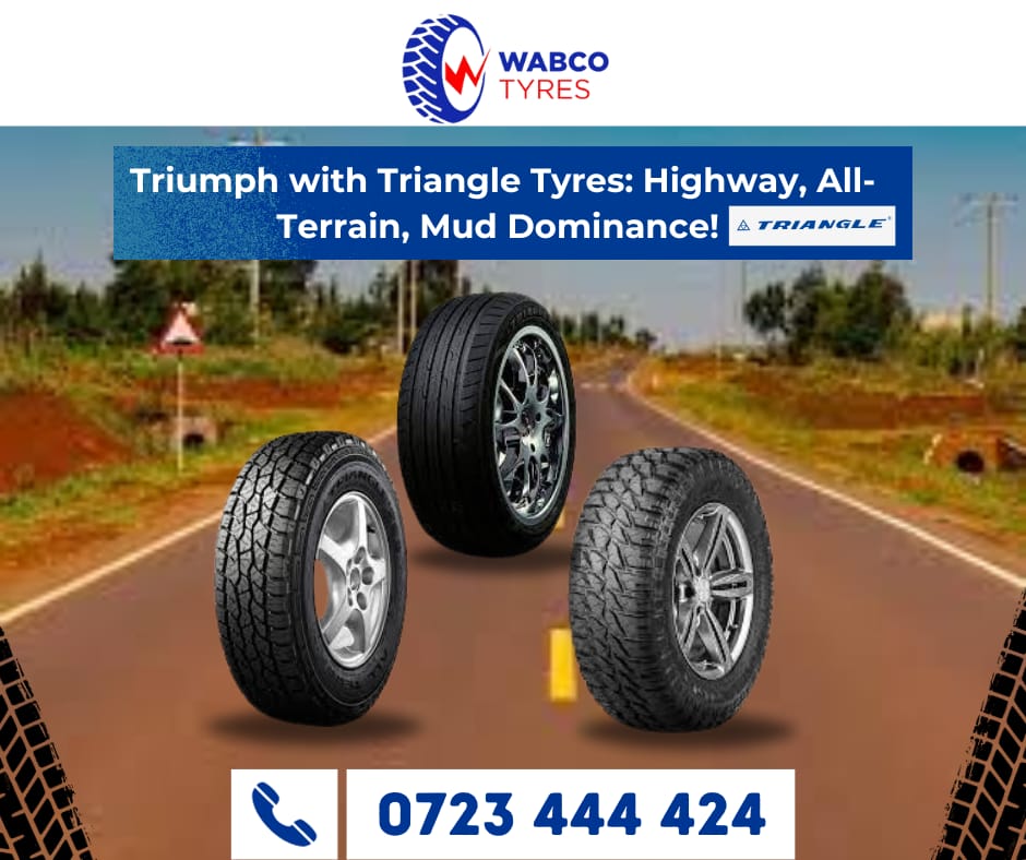 WabcoTyreskenya's tweet image. Epic Journeys Begin with Triangle Tyres! Discover, Conquer, Dominate.

#AllTerrain
#MudMaster
#WabcoTyres
#HighwayTerrain
#TriangleTyres