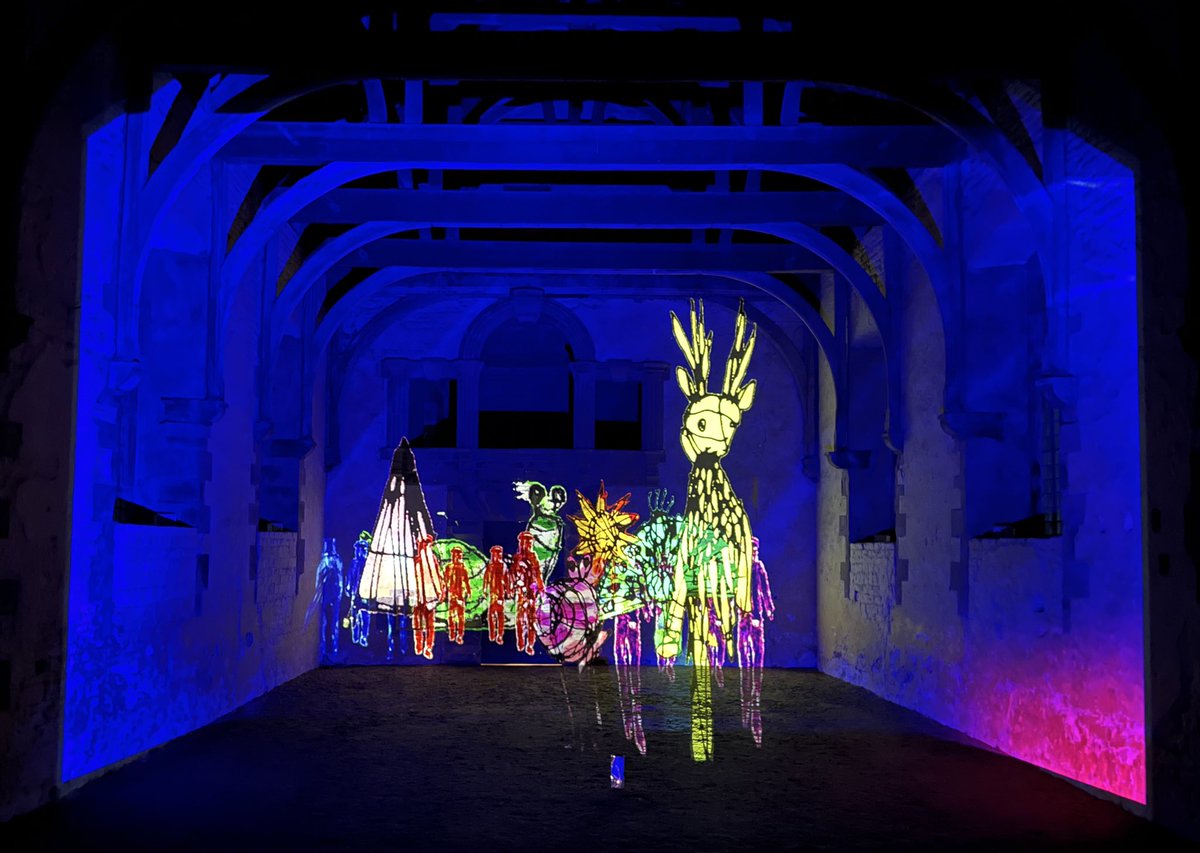 Sneaky peak of recent test for #BrightWinterNights event @JunctionArtsUK @EHBolsover. Project by @DifferentL Artist: @williamlindley1 Tech: @PopcornMedia_uk Can’t wait to see the finished piece on 1stDec 😎