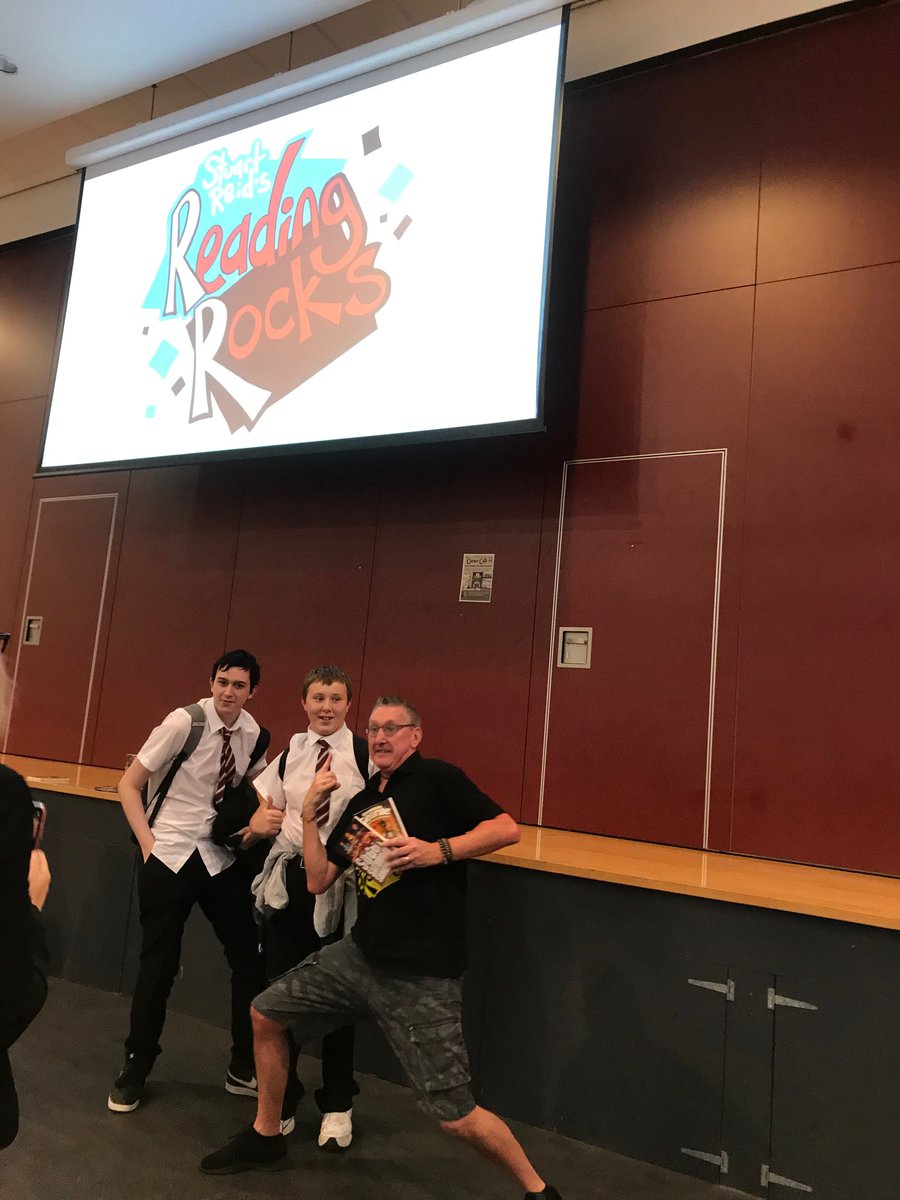 Great time had with <a href="/StuartReidBooks/">Children's Author Stuart Reid</a> who has delivered a hi-octane performance to our S3 and has galvanised their energy into a really positive experience to promote reading.  Loved it!  #literacy #fhslovesreading #wearefhs