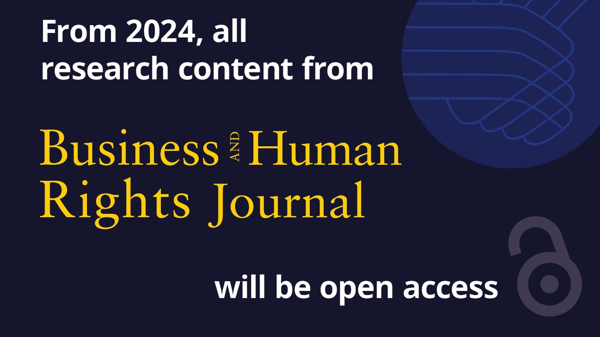 📣We're excited to announce that starting from Jan 2024, all our research articles will be OPEN ACCESS! This means you can read, download and share them for free, anytime and anywhere. Find out more at: cup.org/46UJcRg @ARamasastry @LRoordaLaw @DoroBauPau