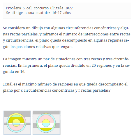 DimatesUA's tweet photo. Ya está disponible la solución de #LosProblemasDeDimates #320:
➡️ Problema 5 #Olitele 2022
📷 Circunferencias concéntricas
https://t.co/IyvAdBHE0A
@RobSelGom
@OMErsme
@rmtnezcalafat
@EstalmatCV
@RealSocMatEsp
@Dimatematicas https://t.co/PrmzKmKwD3