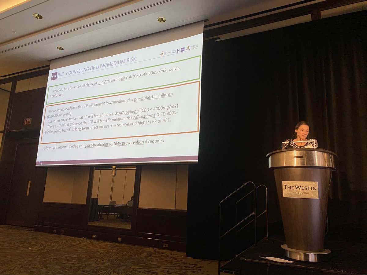 matteolambe's tweet photo. What a super lecture by the great @IDemeestere from @OnLaboratory at the 15th annual conference of the #oncofertility consortium on how to counsel  children and AYA patients according to risk of gonadotoxicity

@oncofertility #OCPITT2023 @OncoAlert #SurvOnc @MelodyDevos https://t.co/efDZIMMPaI