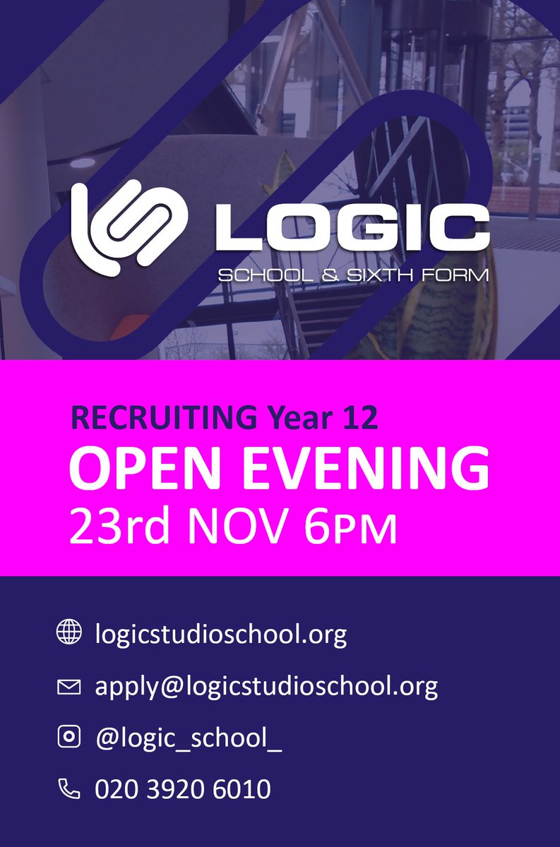 Recruiting Year 12 @Logic_School #hampton_high