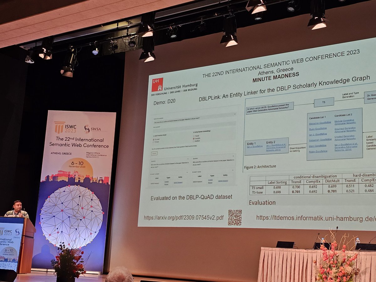 nandanamihindu's tweet image. Pay tribute to @debayan for entity linking in academic proceeding at D20!

#iswc2023