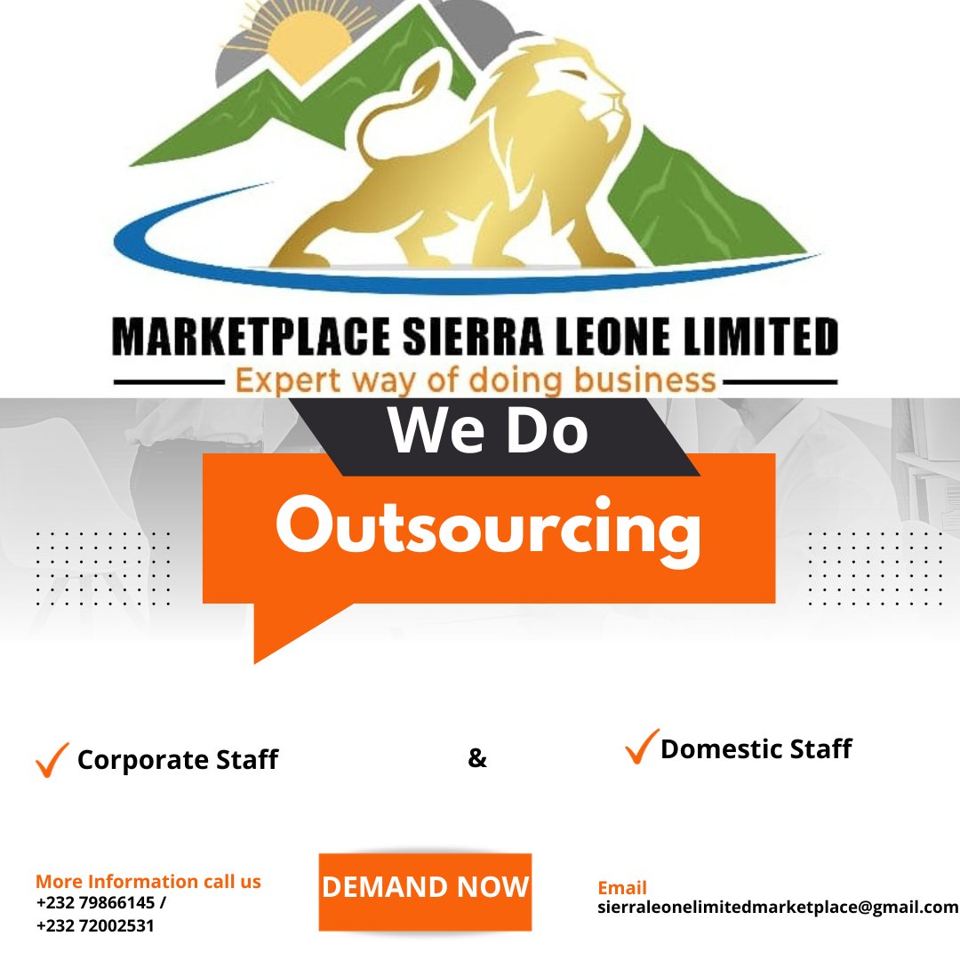 leone_ltd's tweet photo. Do you need a Domestic staff at Home or Office? 
contact us on +23279866145 https://t.co/lkivduPJ6z