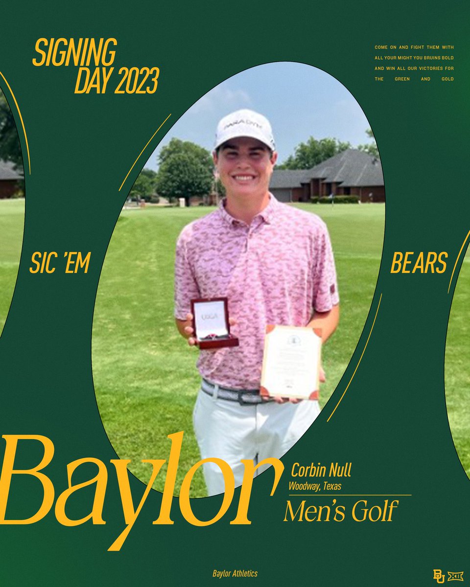 Baylor Men's Golf ⛳️ tweet media