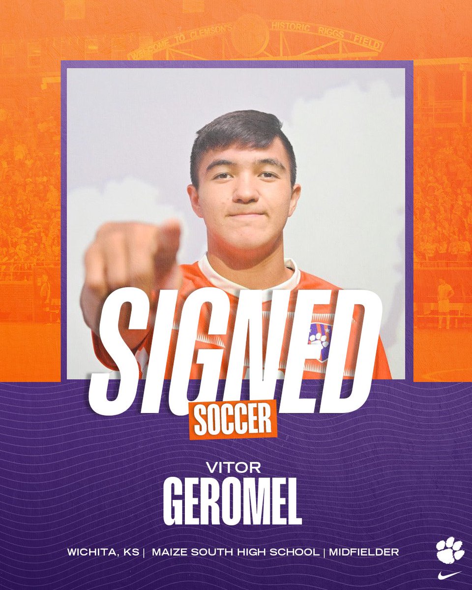 Signed, sealed, and delivered! ✍️

Welcome to the Clemson family, Vitor‼️

#ClemsonUnited
