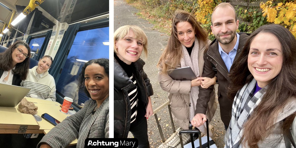 Marys on tour. Es gibt keinen besseren  Auftakt, als sich mit intensiven Onboardingtagen bei und mit unseren neu  gewonnenen Kunden zu treffen. 🤓 Deshalb sind Achtung! Marys aus Hamburg und Düsseldorf diese Woche in Berlin und Frankfurt unterwegs! 
#agenturleben #goingplaces