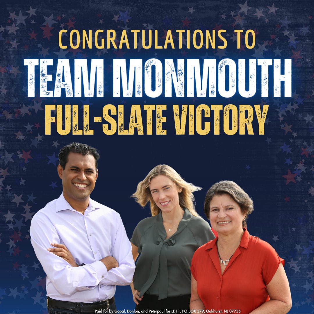 Vote Donlon & Peterpaul for Monmouth County tweet media