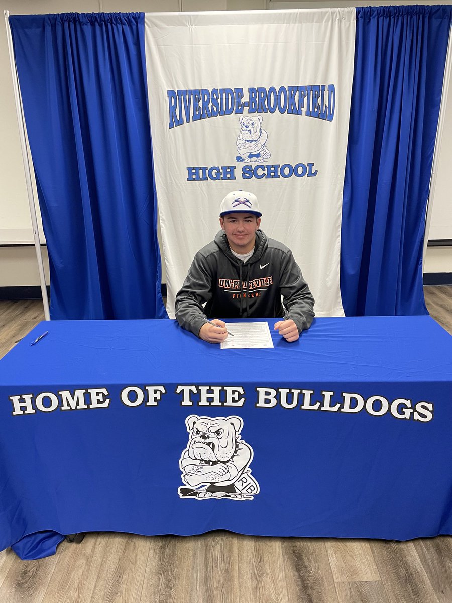 Congrats to <a href="/JGrubes2521/">John Gruber</a> on his commitment to continue his academic and baseball career at the University of Wisconsin-Platteville. We’re excited for you and looking forward to a great senior season #GoDogs <a href="/rbhsathletics/">RBHS Athletics</a>