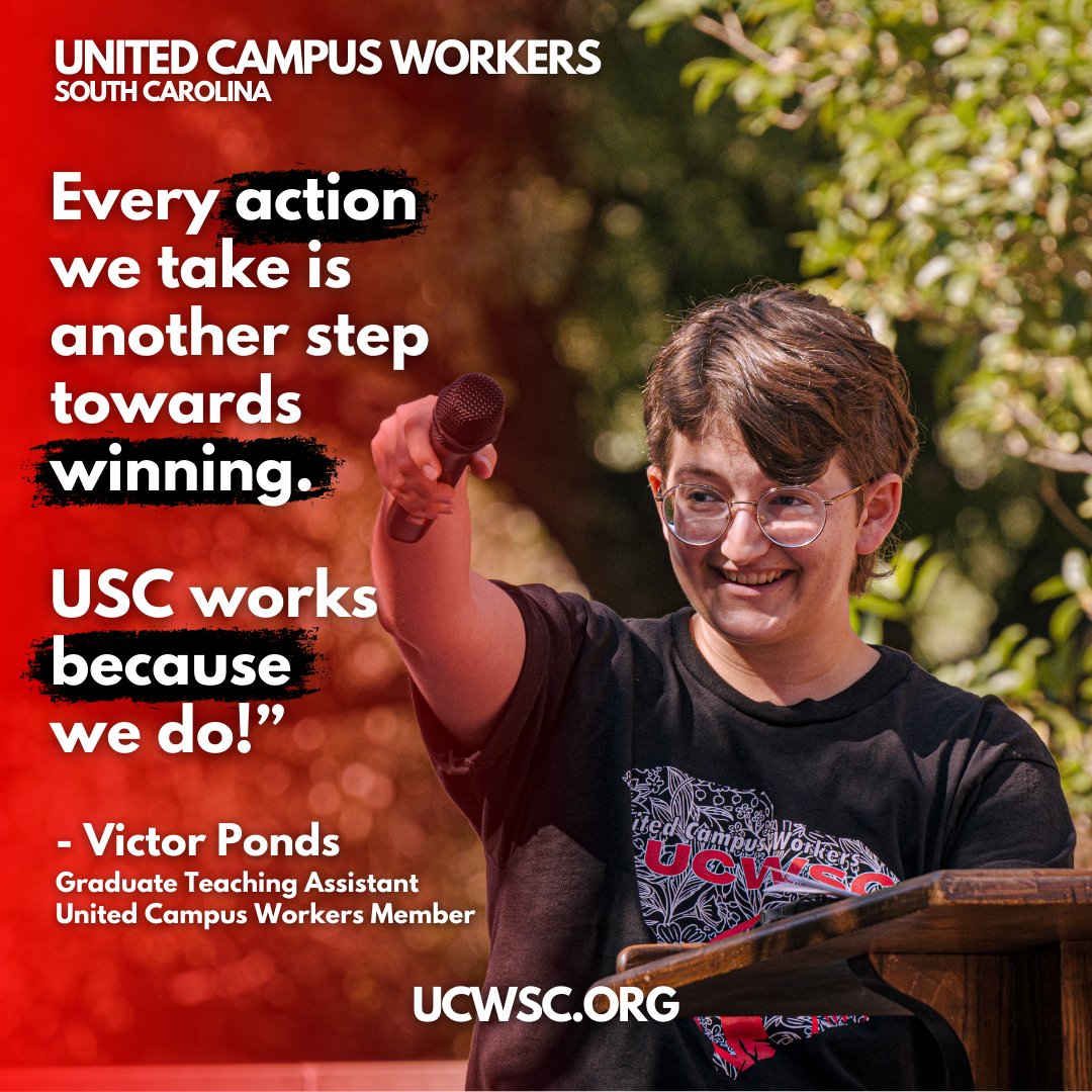 United Campus Workers - SC tweet media