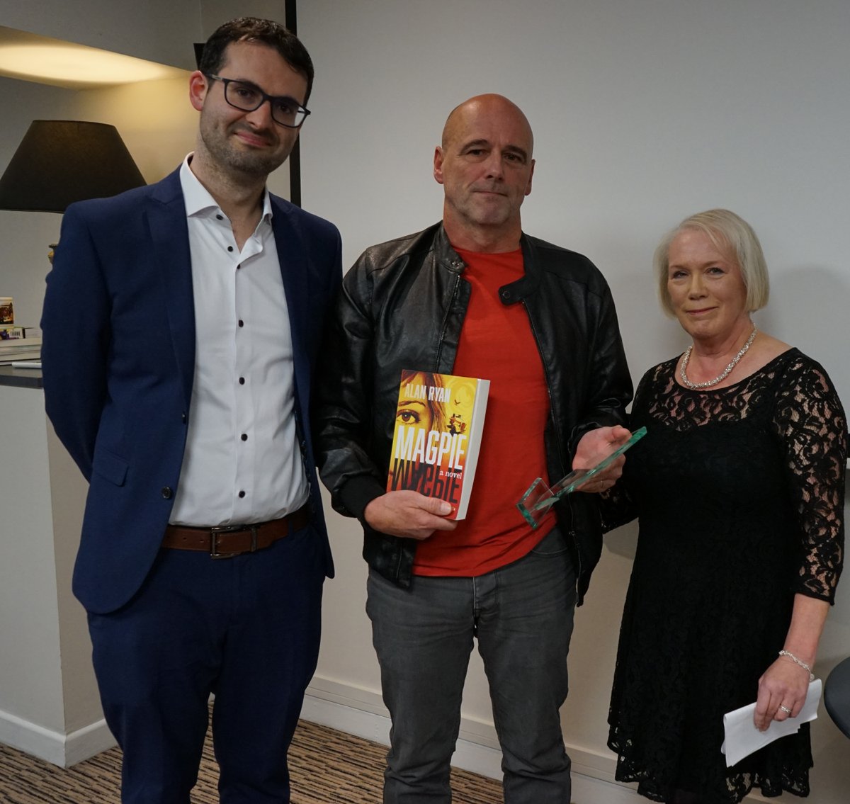 JeremyEditor's tweet image. Congratulations to Alan Ryan for winning the ‘Fiction Book Award’ at the @CarouselAware. Very proud that #jmagency is a sponsor of this unique and bespoke award, celebrating indie publishing. #AuthorsOfTwitter #WritingCommunity