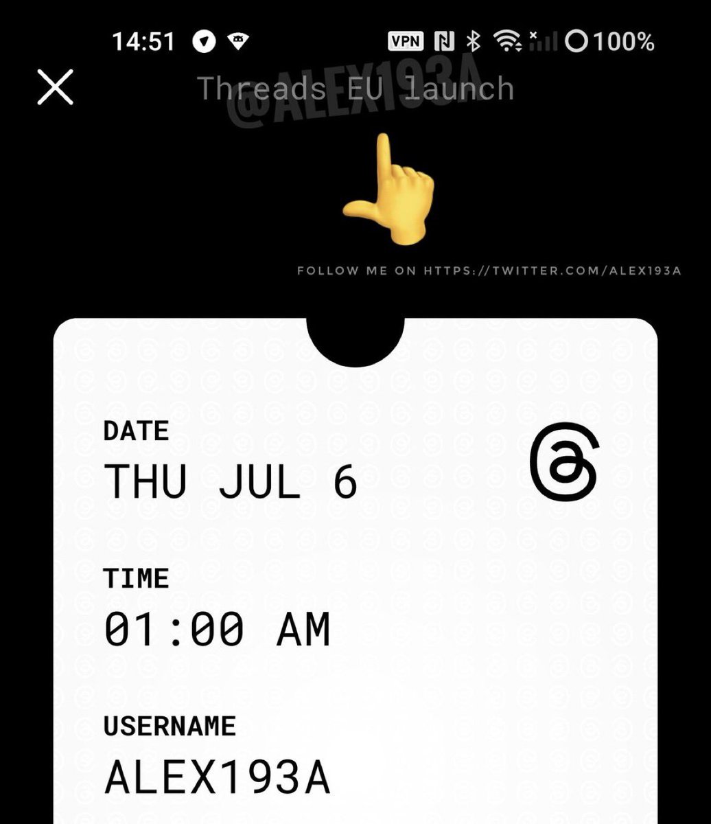 Threads close to launch in Europe? This has just been spotted h/t @alex193a