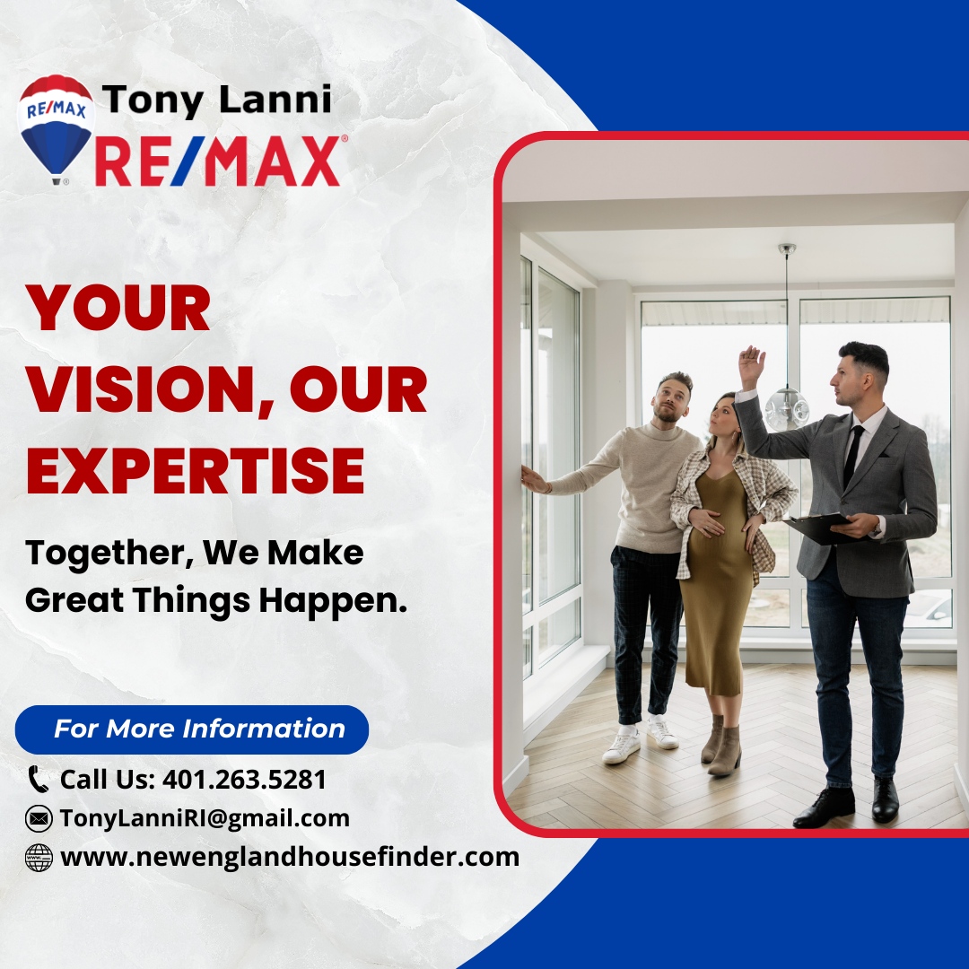 tonylanni's tweet image. Your vision, our expertise – together, we make great things happen. 

🤝🏡 Let's collaborate to bring your real estate dreams to life. 

#DreamTeam #RealEstatePartners 

Make your MOVE! Call Now!

🌐newenglandhousefinder.com
✉TonyLanniRI@gmail.com
📞401-263-5281