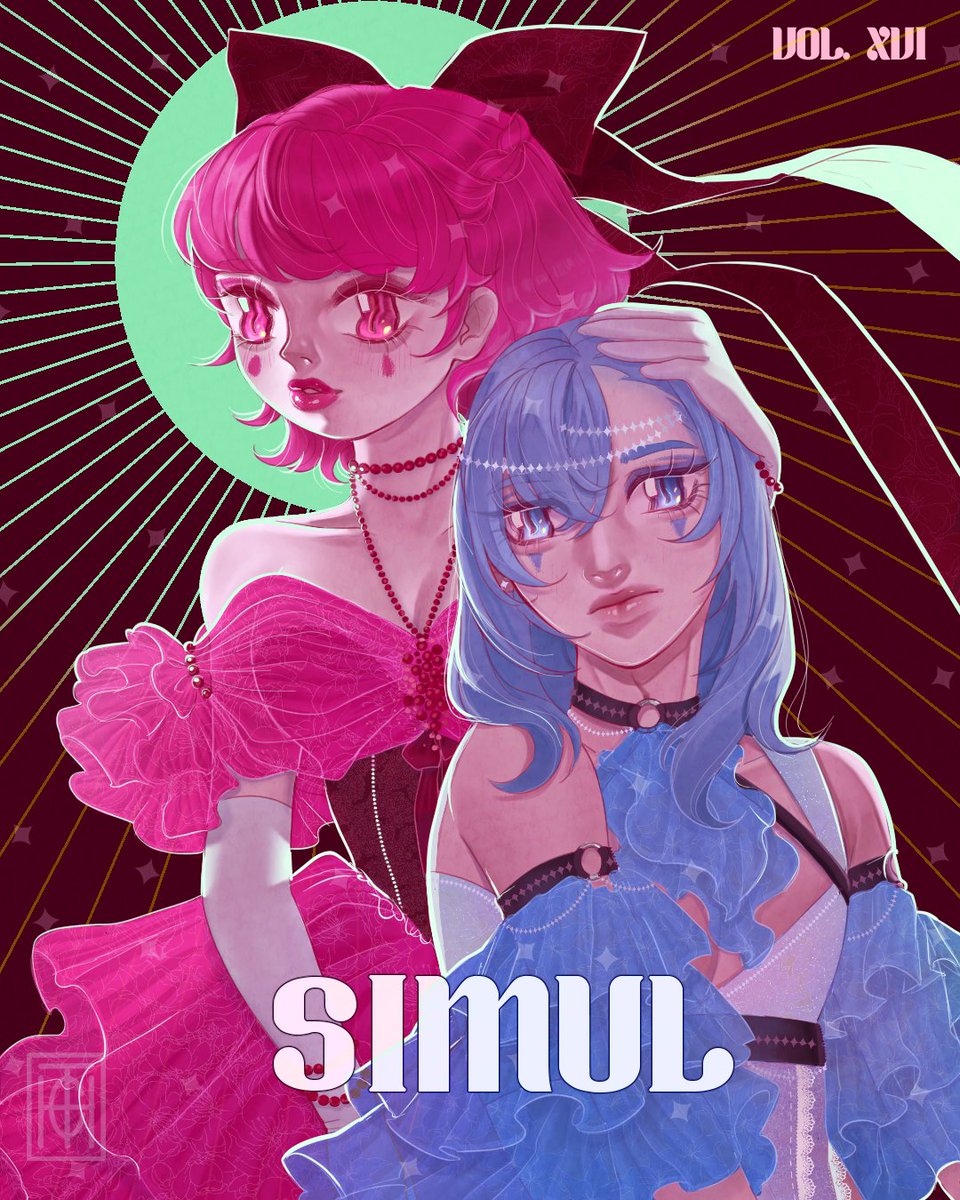 Cratoha's tweet photo. "Simul"

-You are like me and I'm like you-

This has been finished with this illustration for so long. I forgot to post so here it is now ❤️ I'm reusing my OC's in my previous comic https://t.co/zoL3Uu3xjD