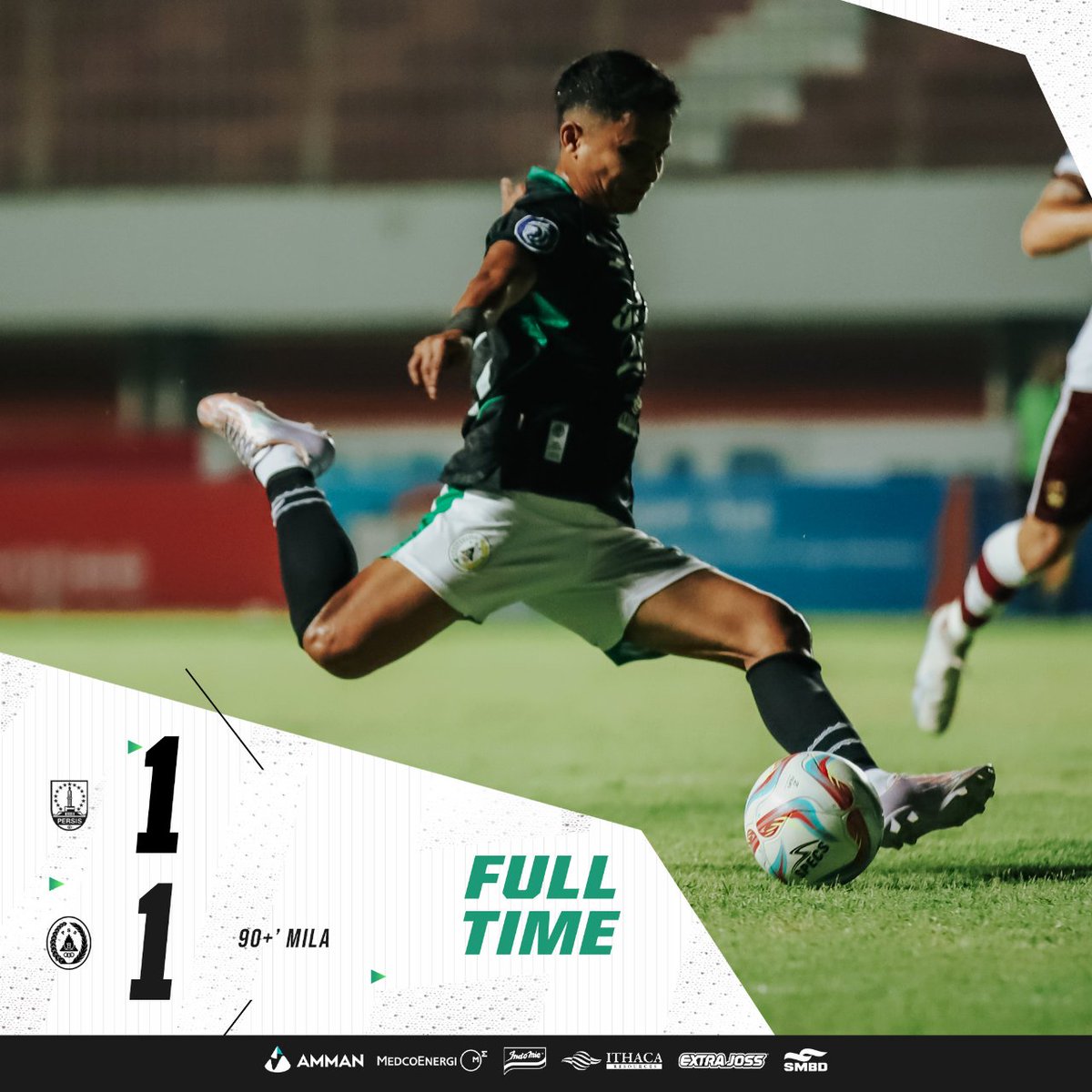 PSSleman's tweet image. FT: Persis 1-1 PSS 

#PSS #MoveForward #PSOvsPSS #PSSday